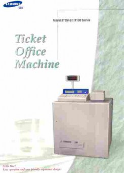 Буклет Samsung SDS Model STOM-DTR100 Series Ticket Office Machine, 55-1603, Баград.рф